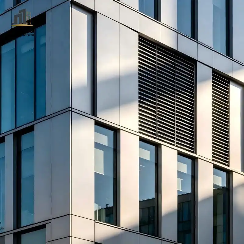 tech-inspired aluminum curtain wall